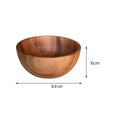 Salad Bowl Fruit Decoration Practical Wooden Household Kitchen Bowl Cutlery Basin Fruit Bowl Salad Bowl Storage Wholesale