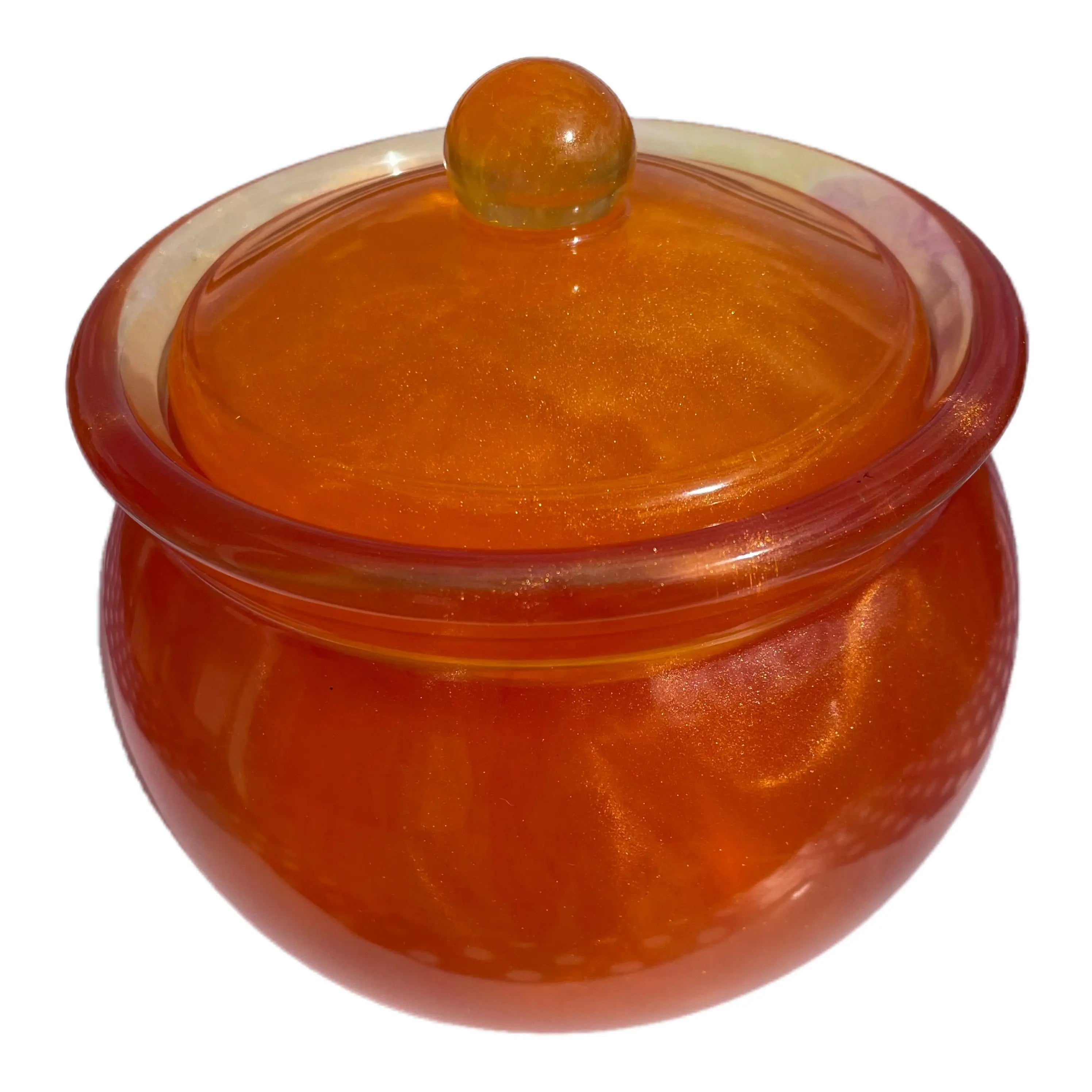 Elegant Handmade Epoxy Jar with Lid Epoxy-Crafts