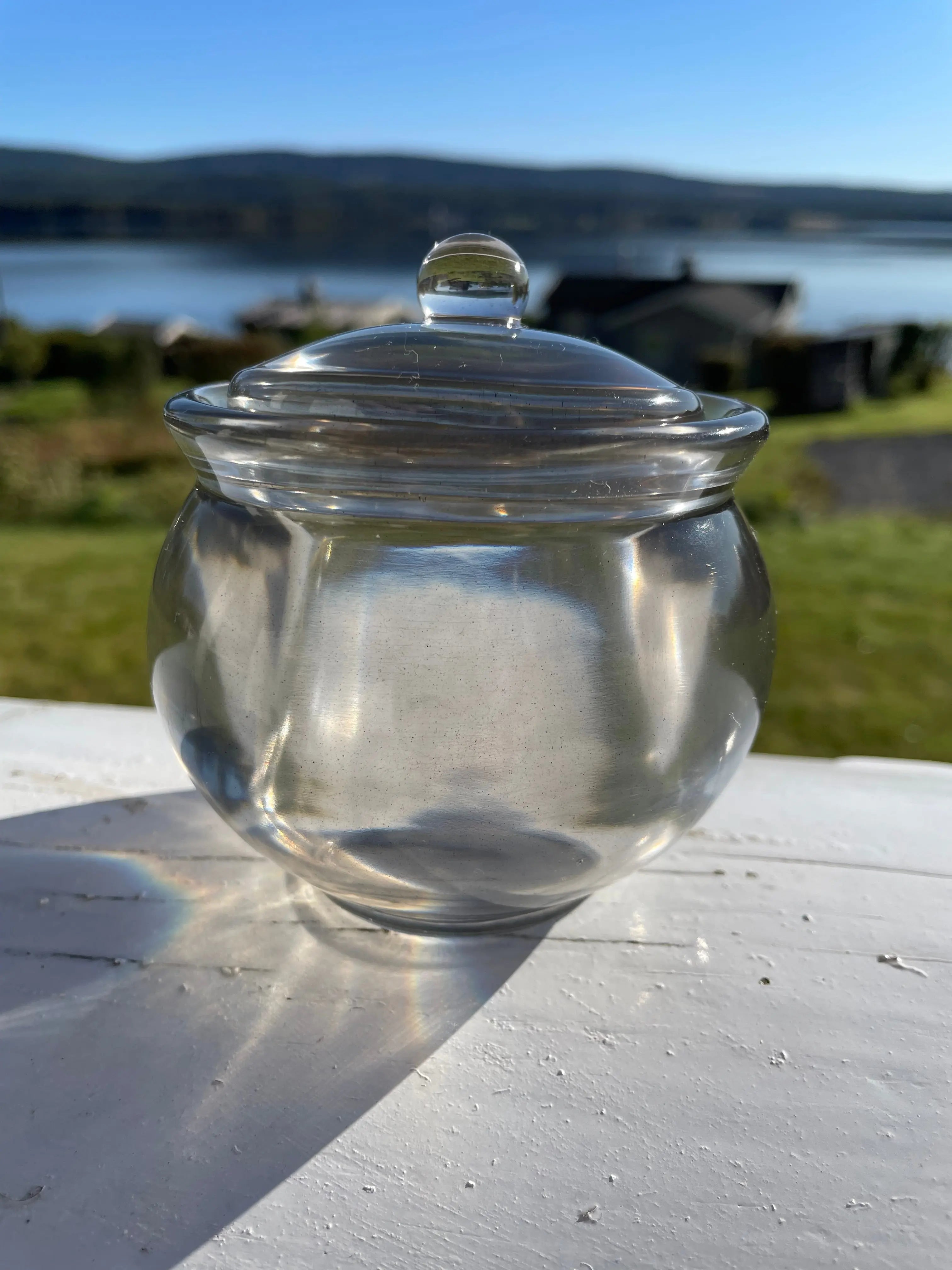 Utsøkt håndlaget dekorativ epoxy krukke med lokk (Kopi) Epoxy-Crafts