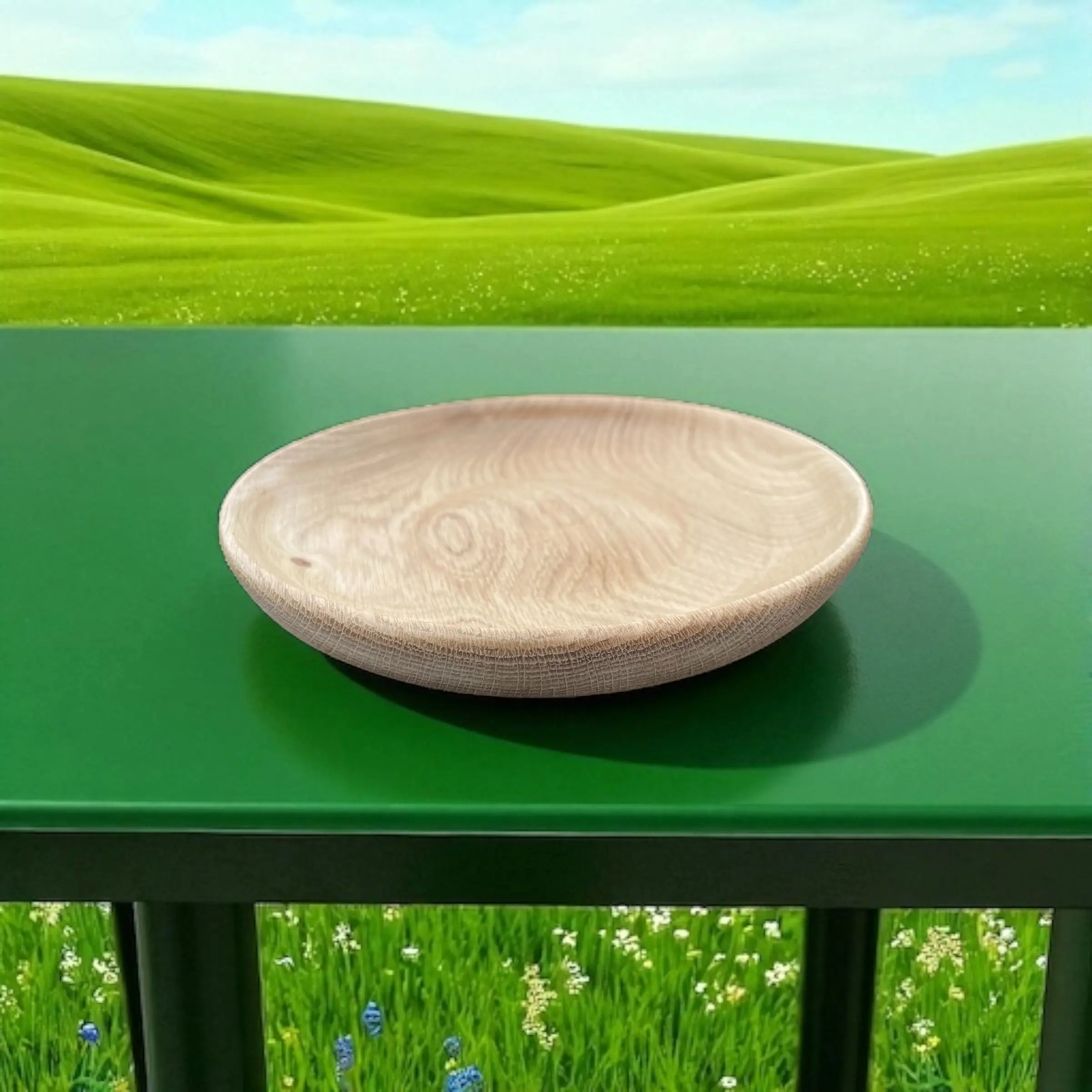 Hånddreid trefat – Ø 21 cm Epoxy-Crafts