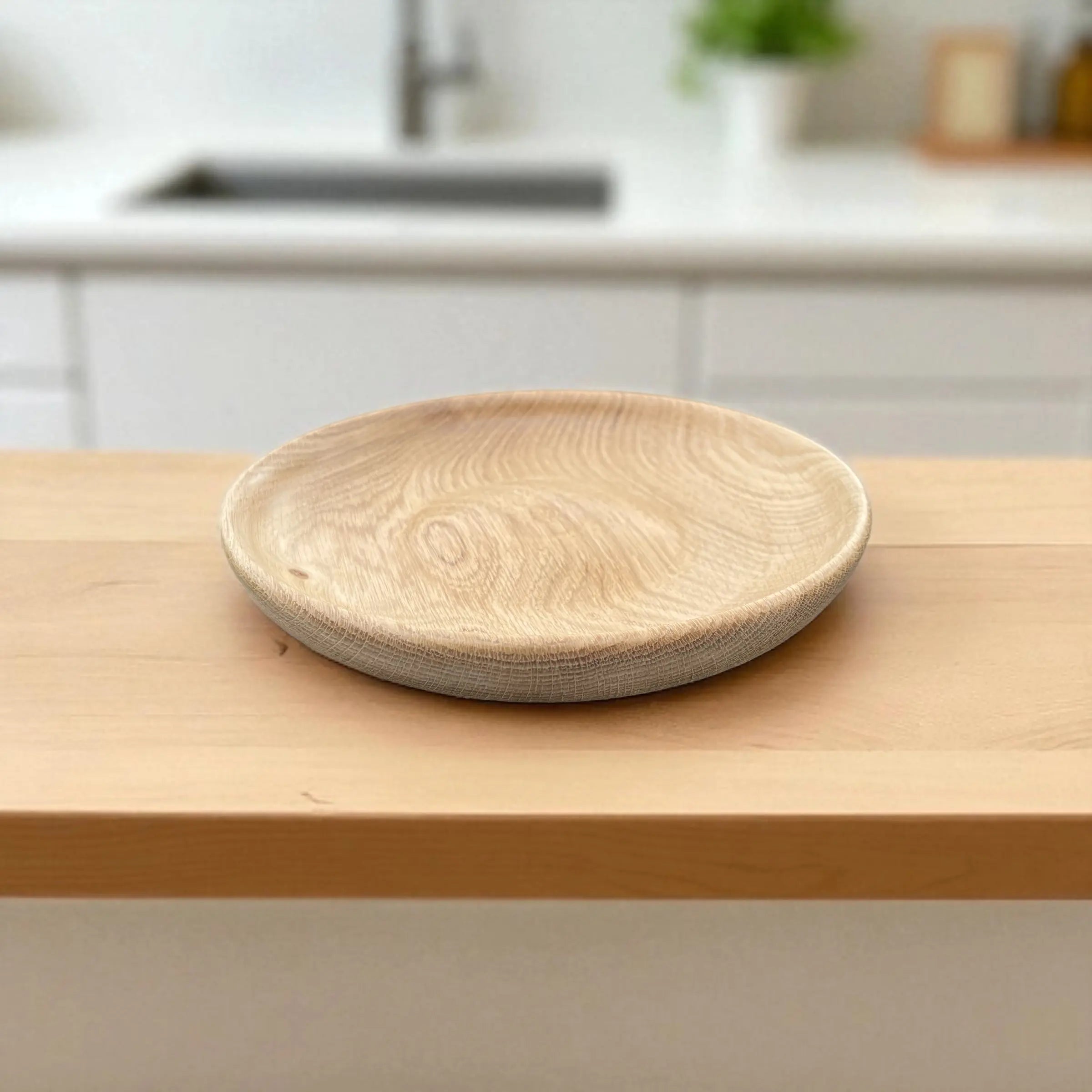 Hånddreid trefat – Ø 21 cm Epoxy-Crafts