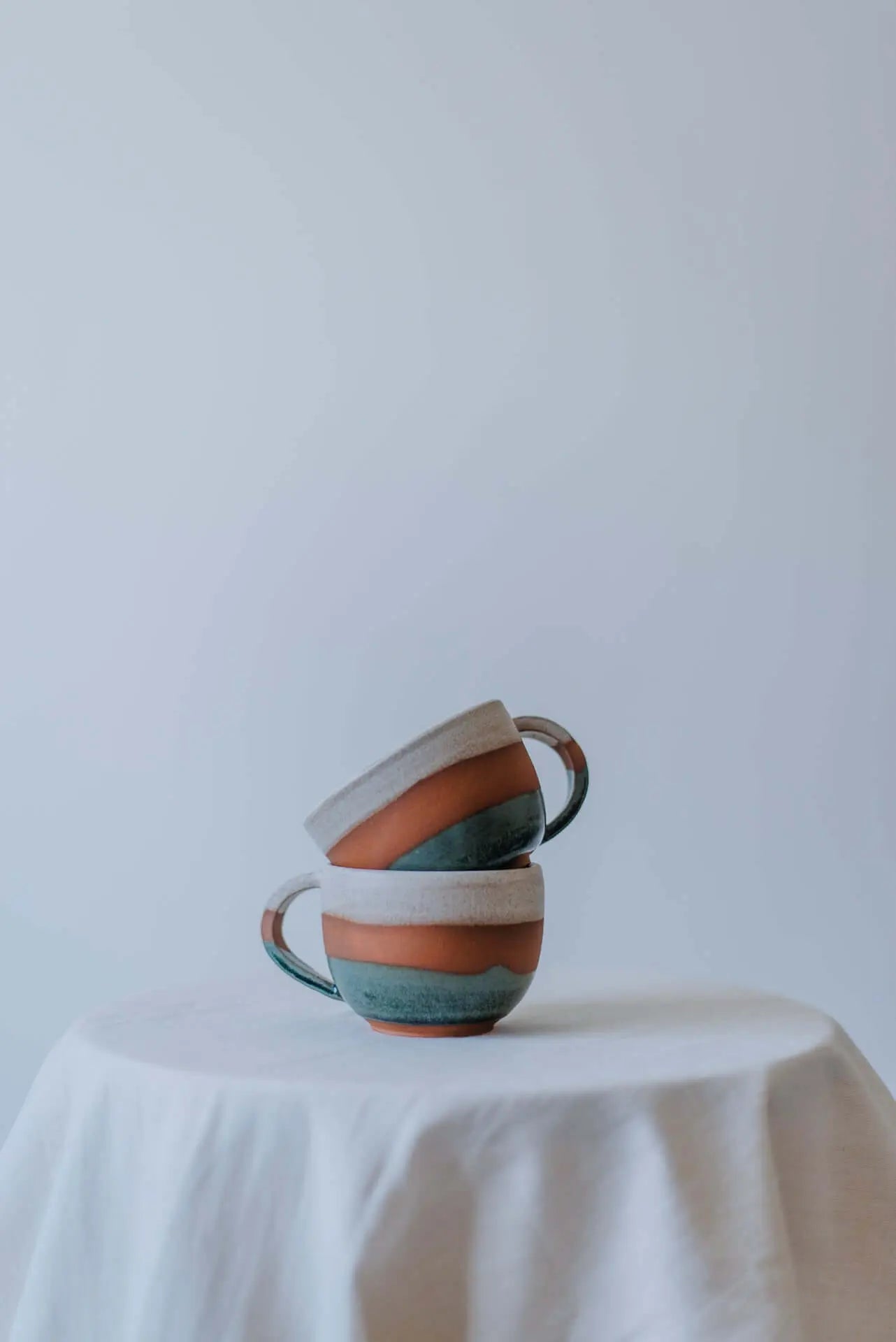 Round Cups for Tea/Coffee - 250ml - H-5.5 cm; W-8 cm Kalaa